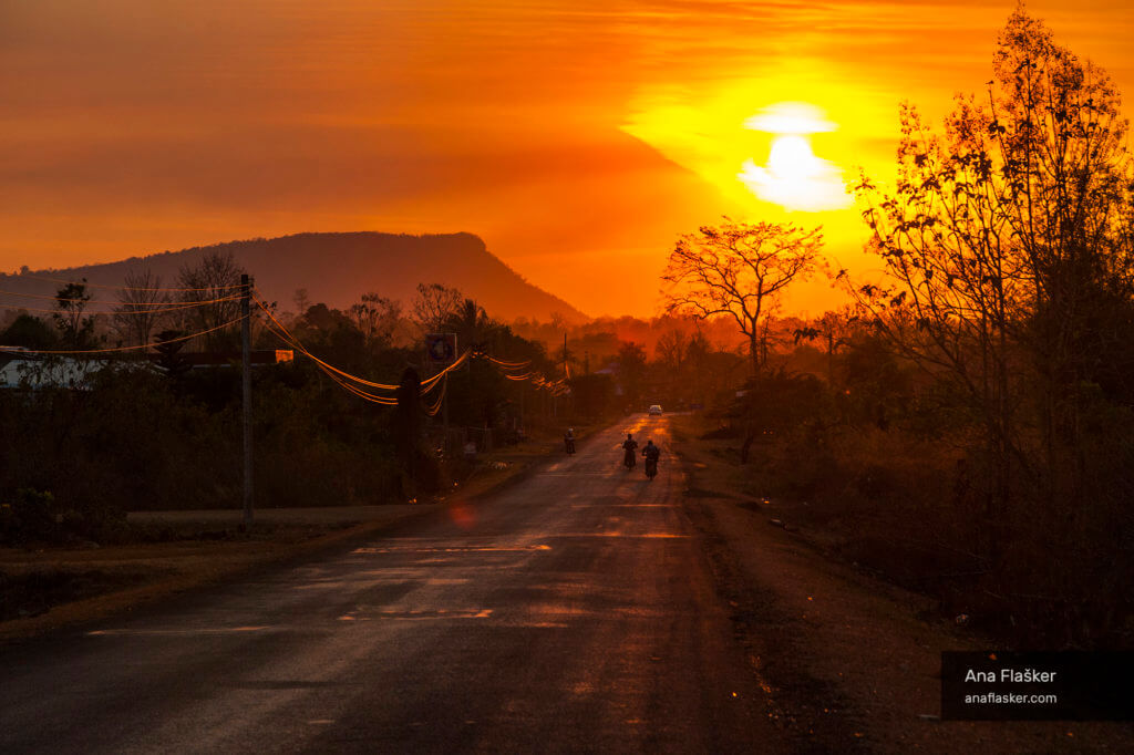 Motorbiking in Lao