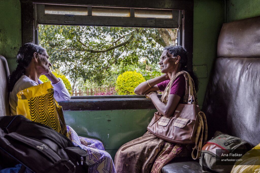 On Sri Lankan Train