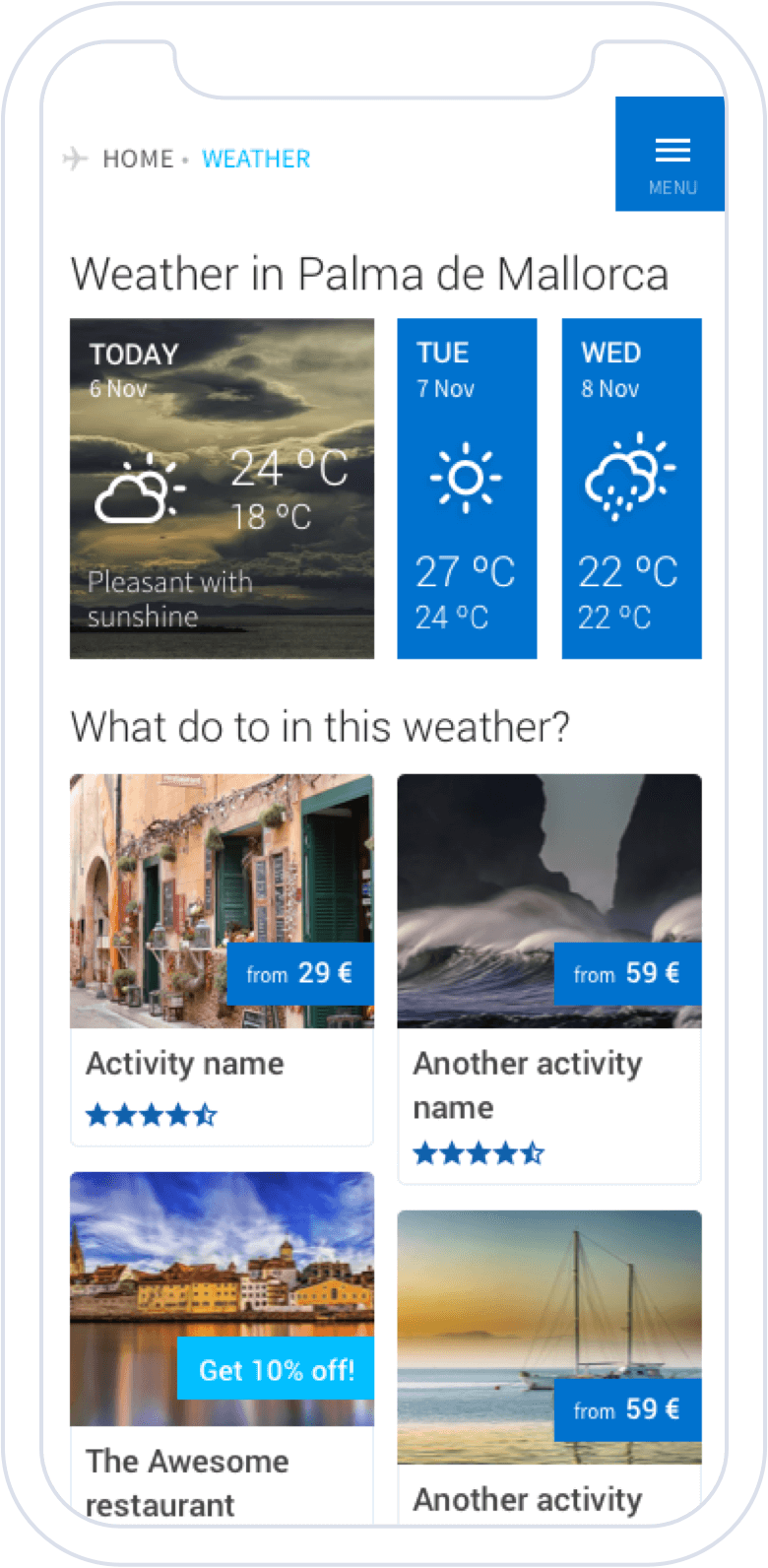 AE inflight weather